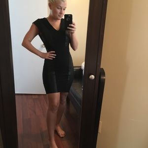 Black mini dress